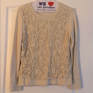 J. Crew Tan Sweater sz M